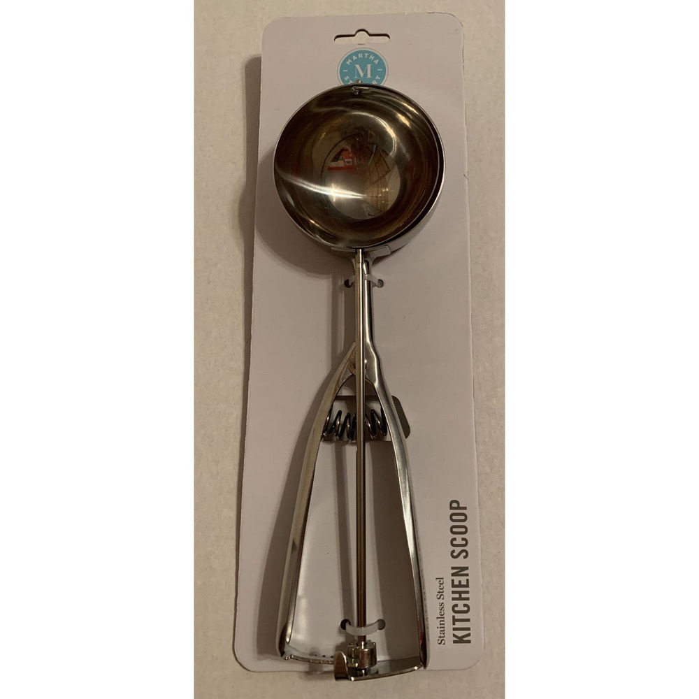 Martha Stewart Ice Cream Scoop Stainless Steel Kitchen Scoop Sz 3" 9.75" L New T